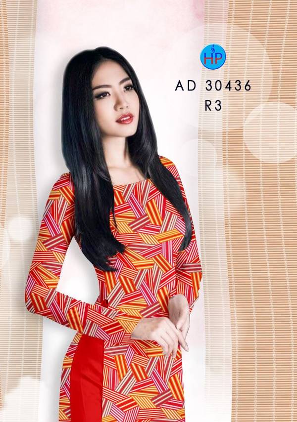 Vải Áo Dài Hoa Văn AD 30436 35